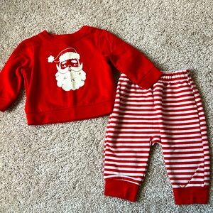 Cat & Jack Baby Santa Outfit, size 3-6 months